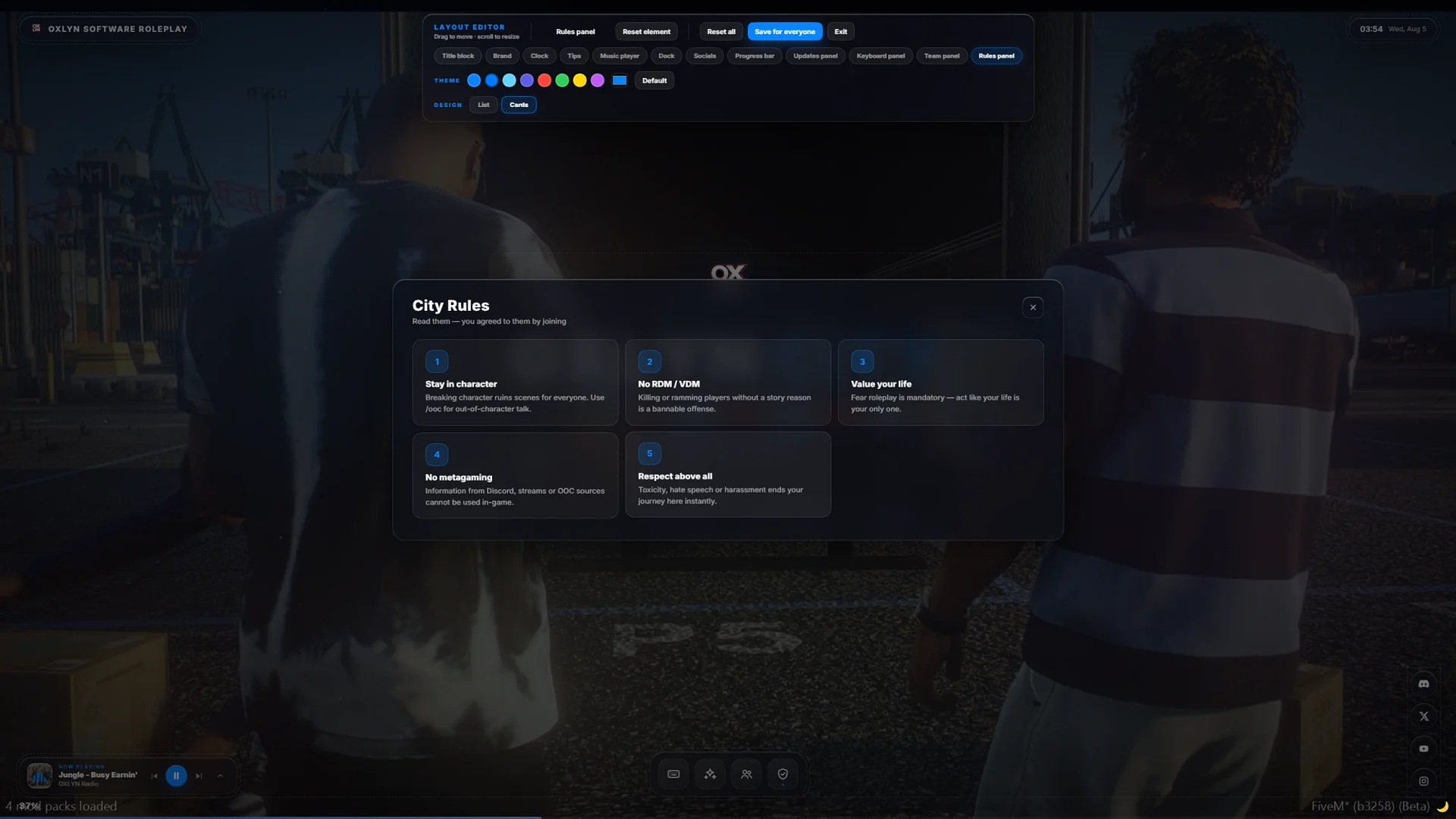 FiveM Loading Screen Script 🖥️ In-Game Editor, +15 Templates & Music Player (Standalone) product image (7)