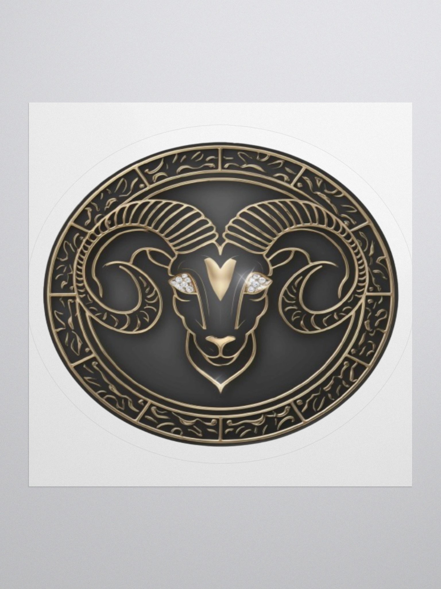 Aries Zodiac Medallion Sticker product image (2)