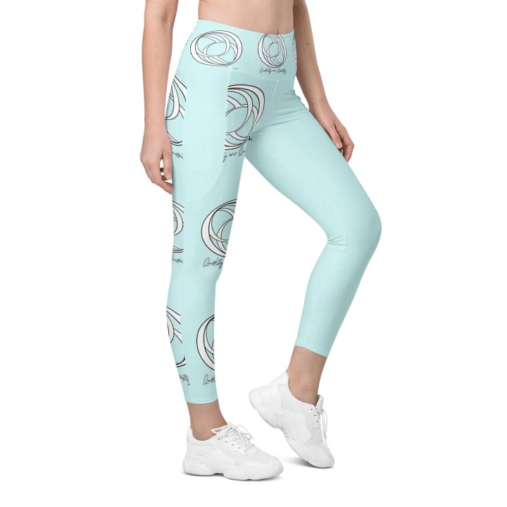 Women's Leggings (Lt.Cyan) product image (2)