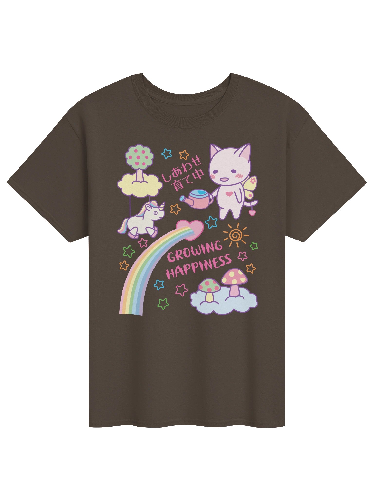 Happy Butterfly Cat - Unisex Adult Heavyweight T-shirt product image (1)
