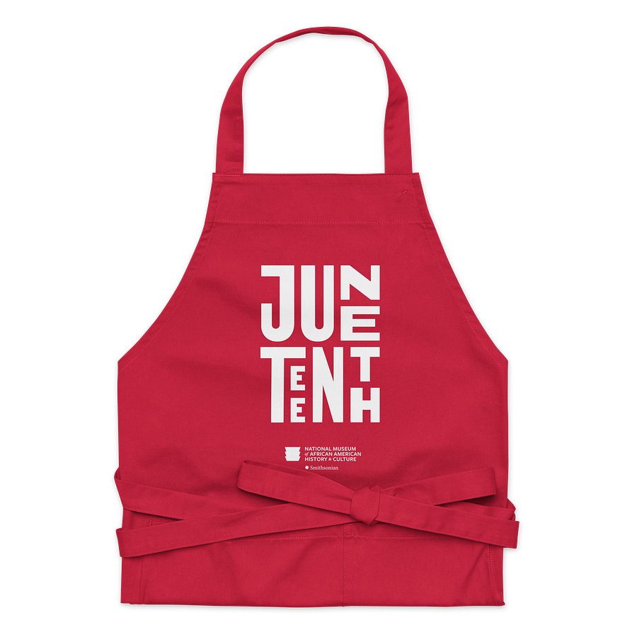 Juneteenth Apron (Red) Image 1