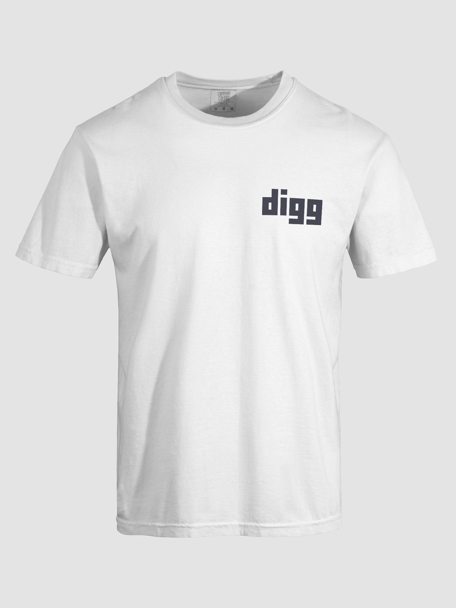 Digg Tee: White. Heavy. Unbothered. product image (5)