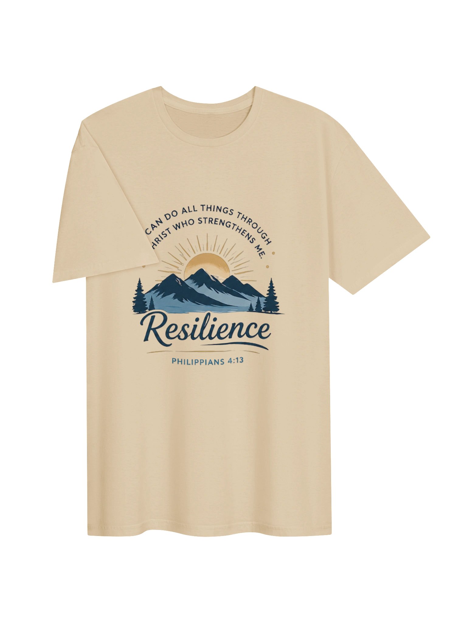 Strength Through Christ Resilience Men’s Tee product image (3)