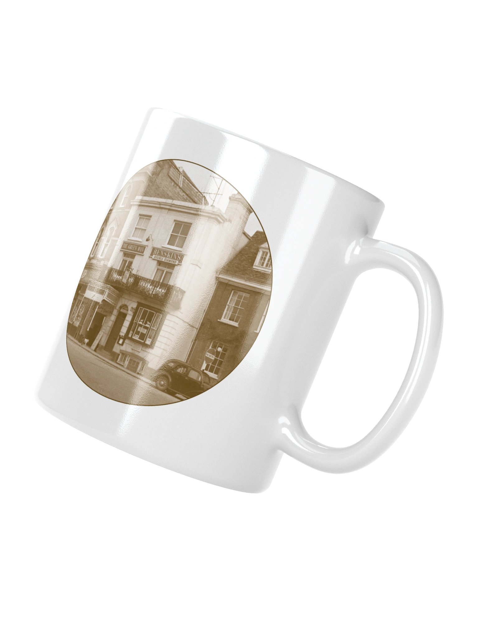 White Mug - Green Man product image (3)