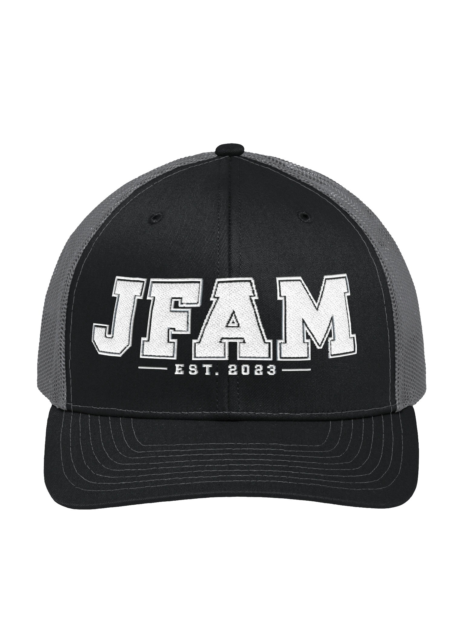 JFAM VARSITY TRUCKER HAT product image (1)