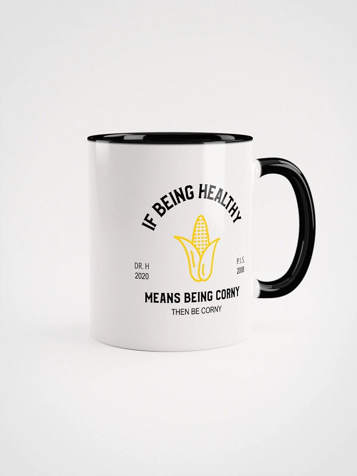 Corny Is Healthy - Mug with Color Inside product image (1)