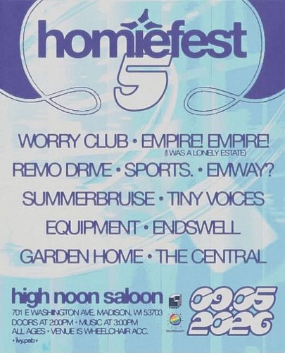 We are always looking for indie fests to shout out. Here's an emo inclined one in Madison, WI! #emo #midwestemo #madisonwi