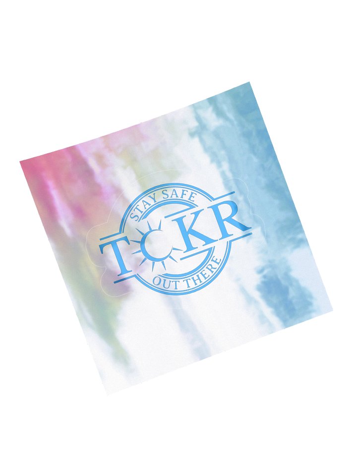 TCKR Stay Safe Holographic Sticker product image (1)