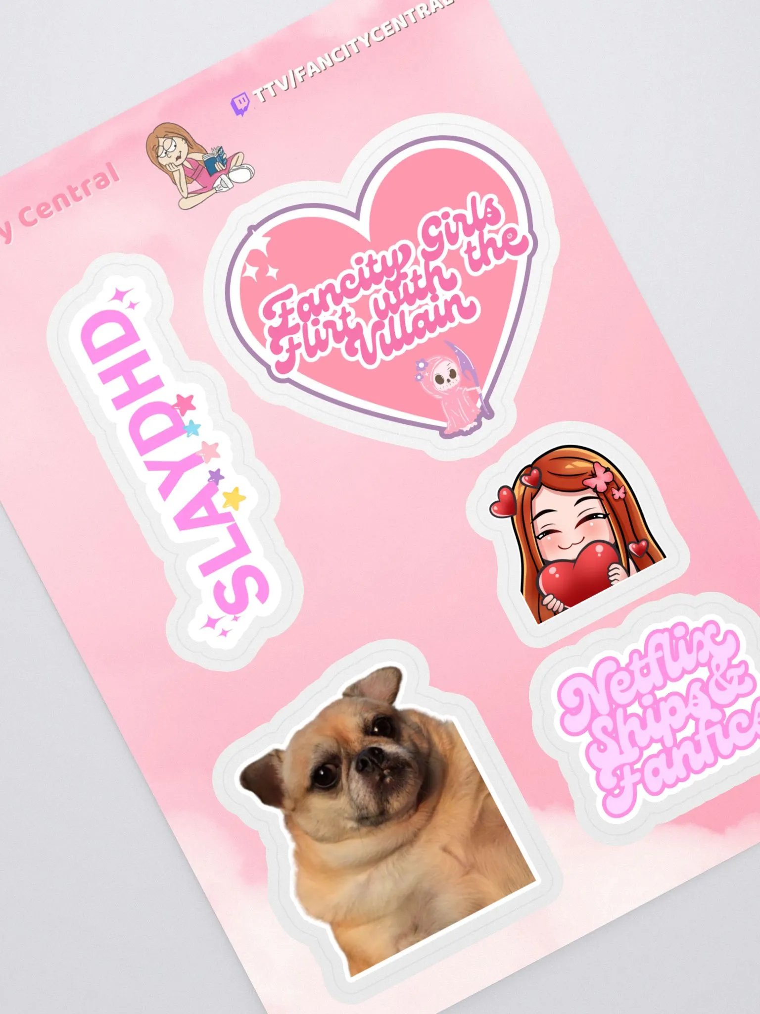 Fancity Central Winter 2025 Sticker Sheet product image (1)