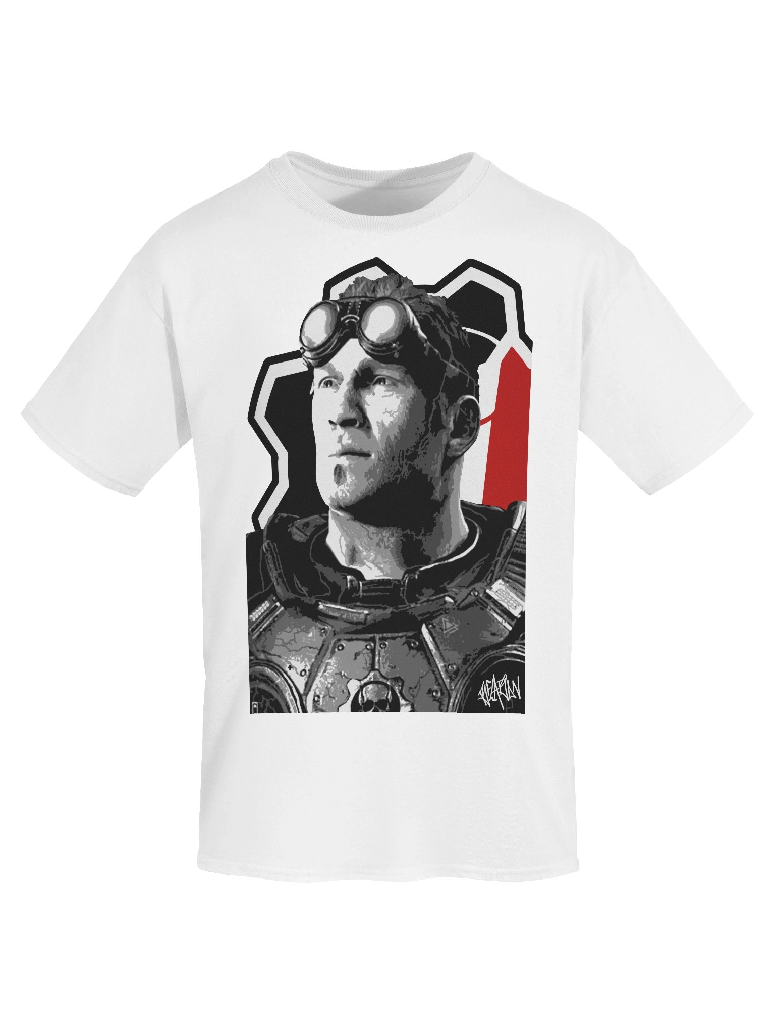 Baird painting tee (WHITE) product image (7)