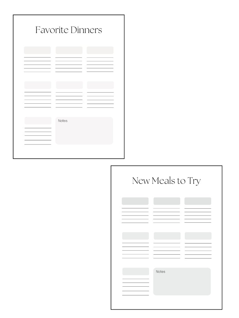 Meal Planner - Printable PDF product image (4)