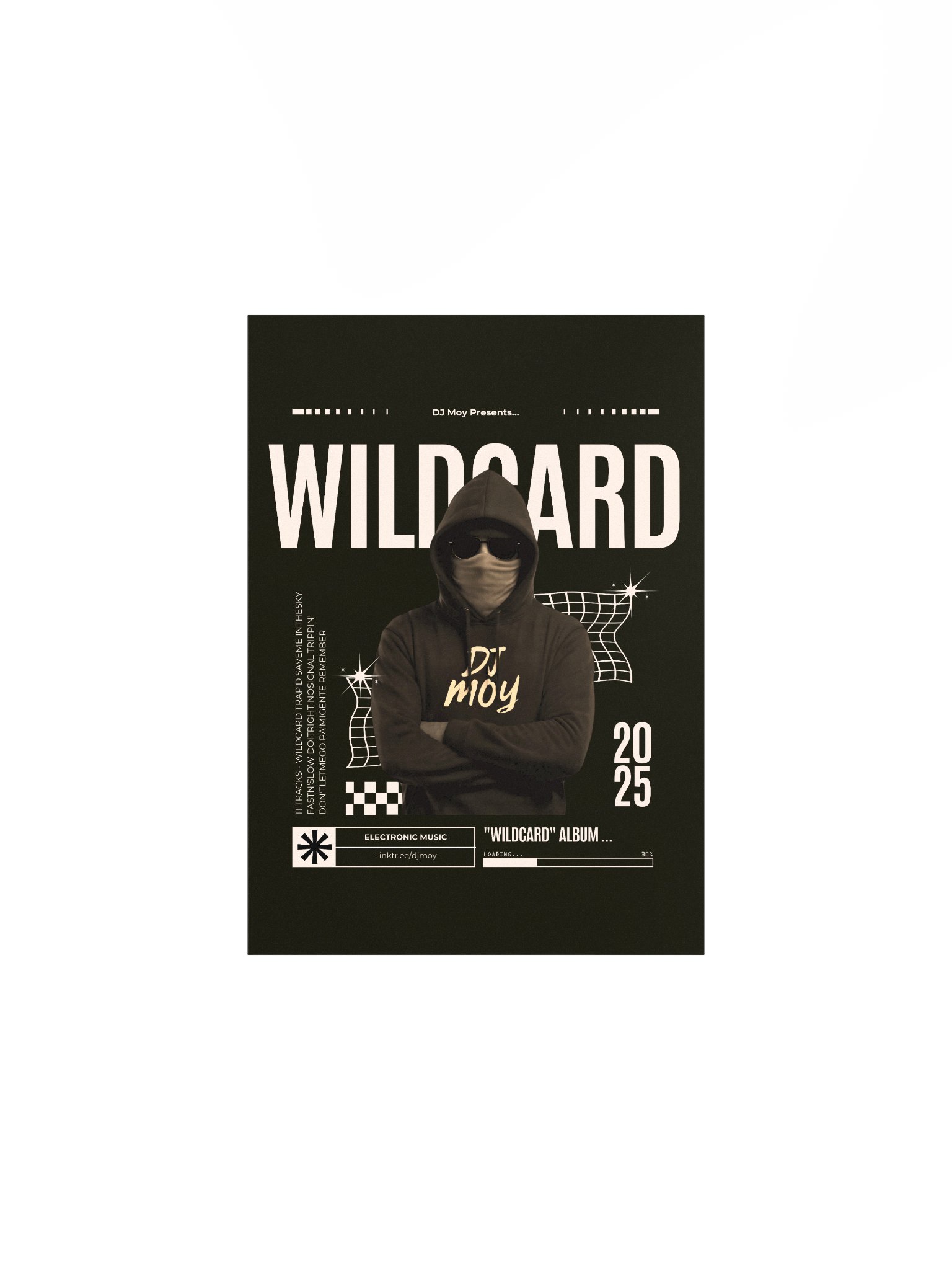 WILDCARD Poster - Album Loading... product image (1)