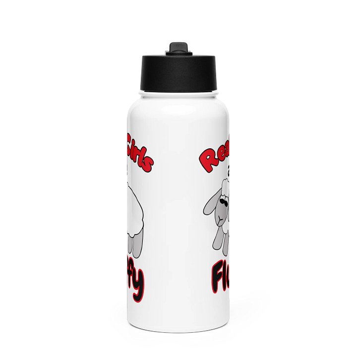 Real Girls are Fluffy Stainless Steel Water Bottle product image (2)