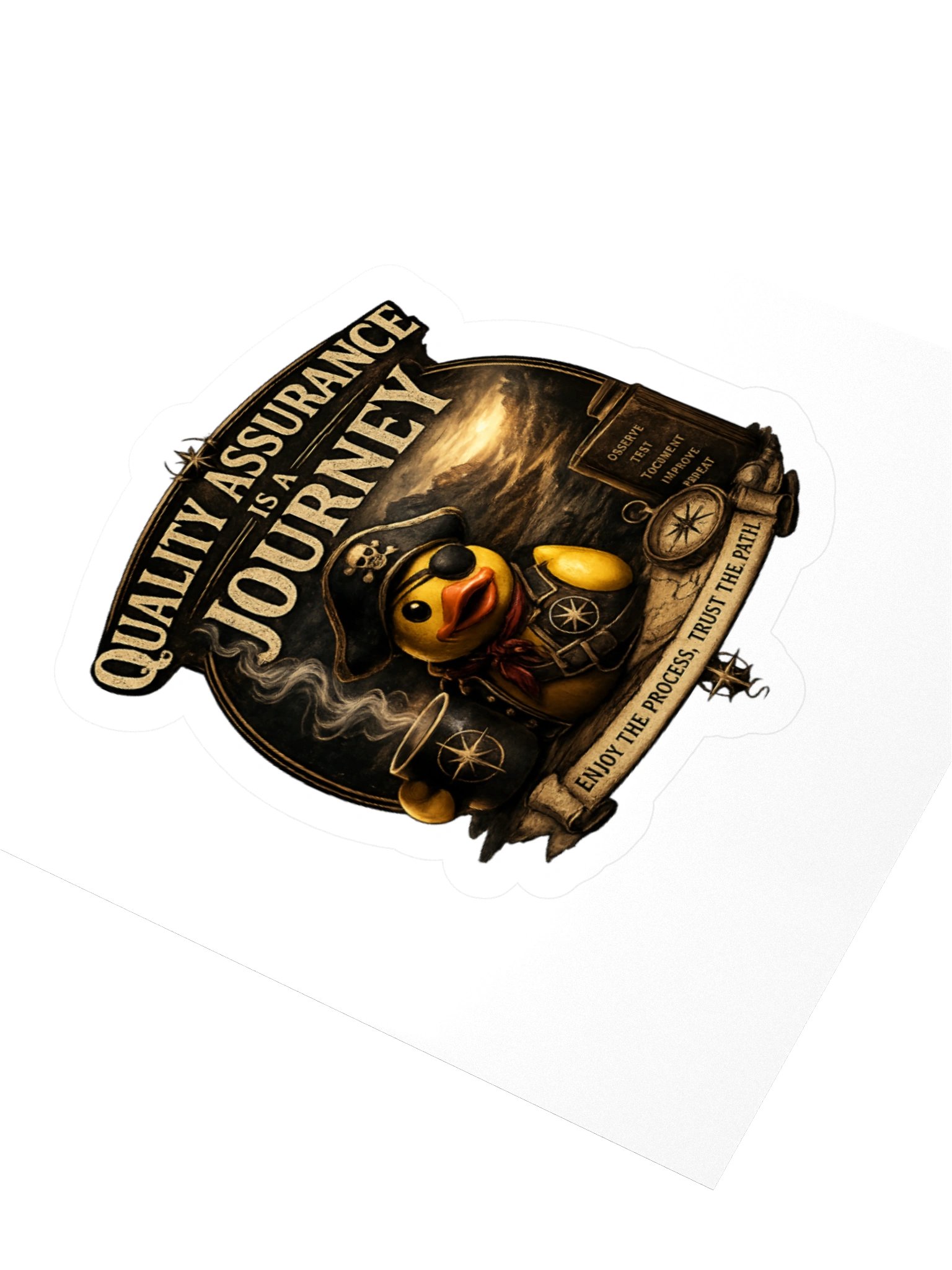 Official Captain Quackers Kiss-Cut Sticker product image (3)