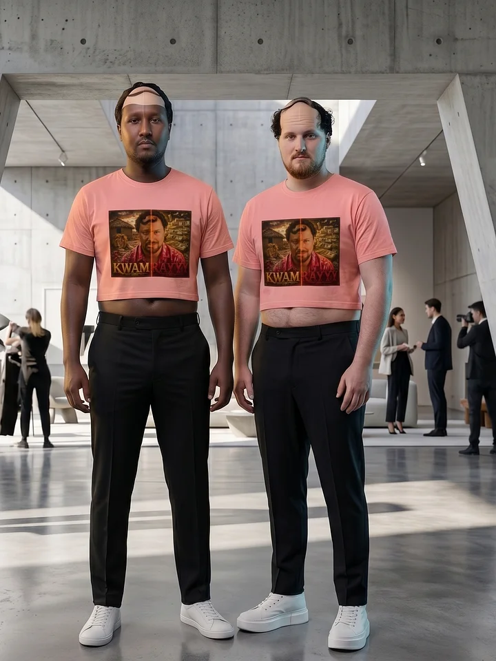 The Duality Of UncleRayRayyy #KwamRayyy Women's Croptop product image (2)