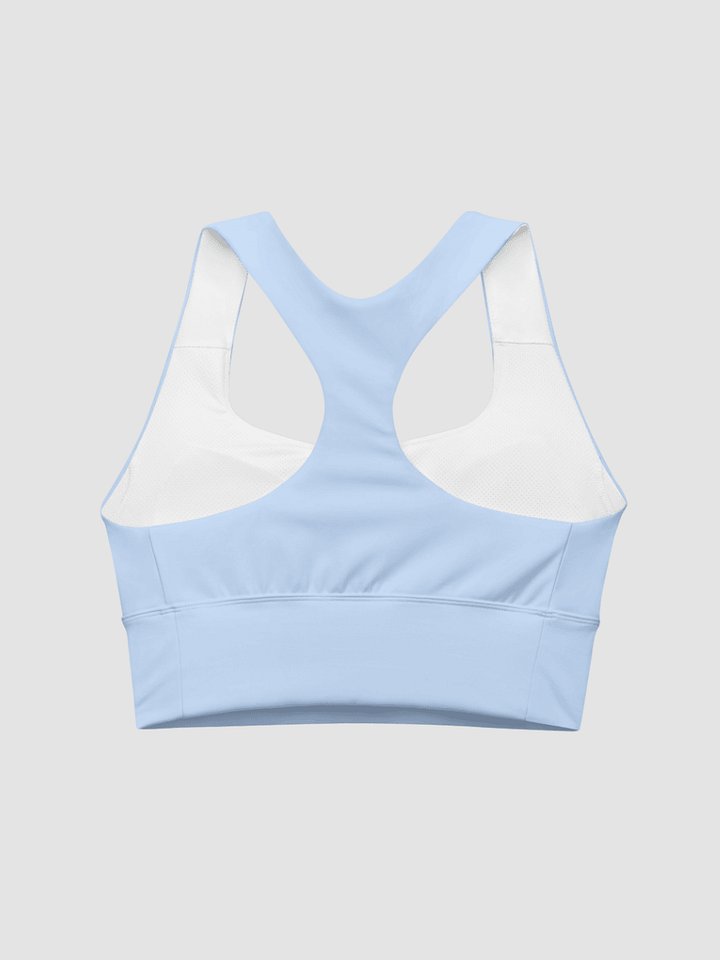 Longline Sports Bra - Light Blue product image (2)