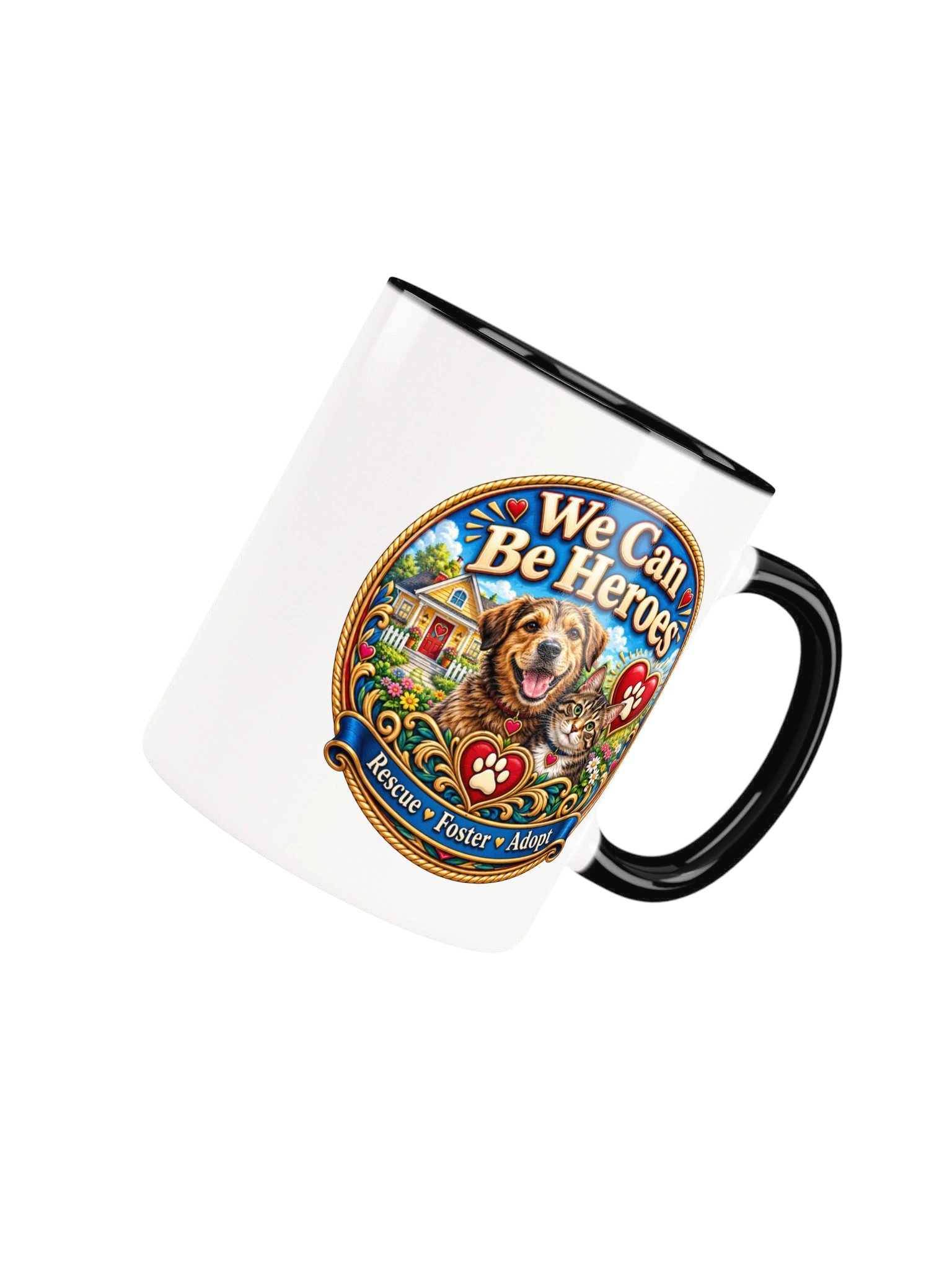 We Can Be Heroes Pet Rescue Two Color Mug product image (4)