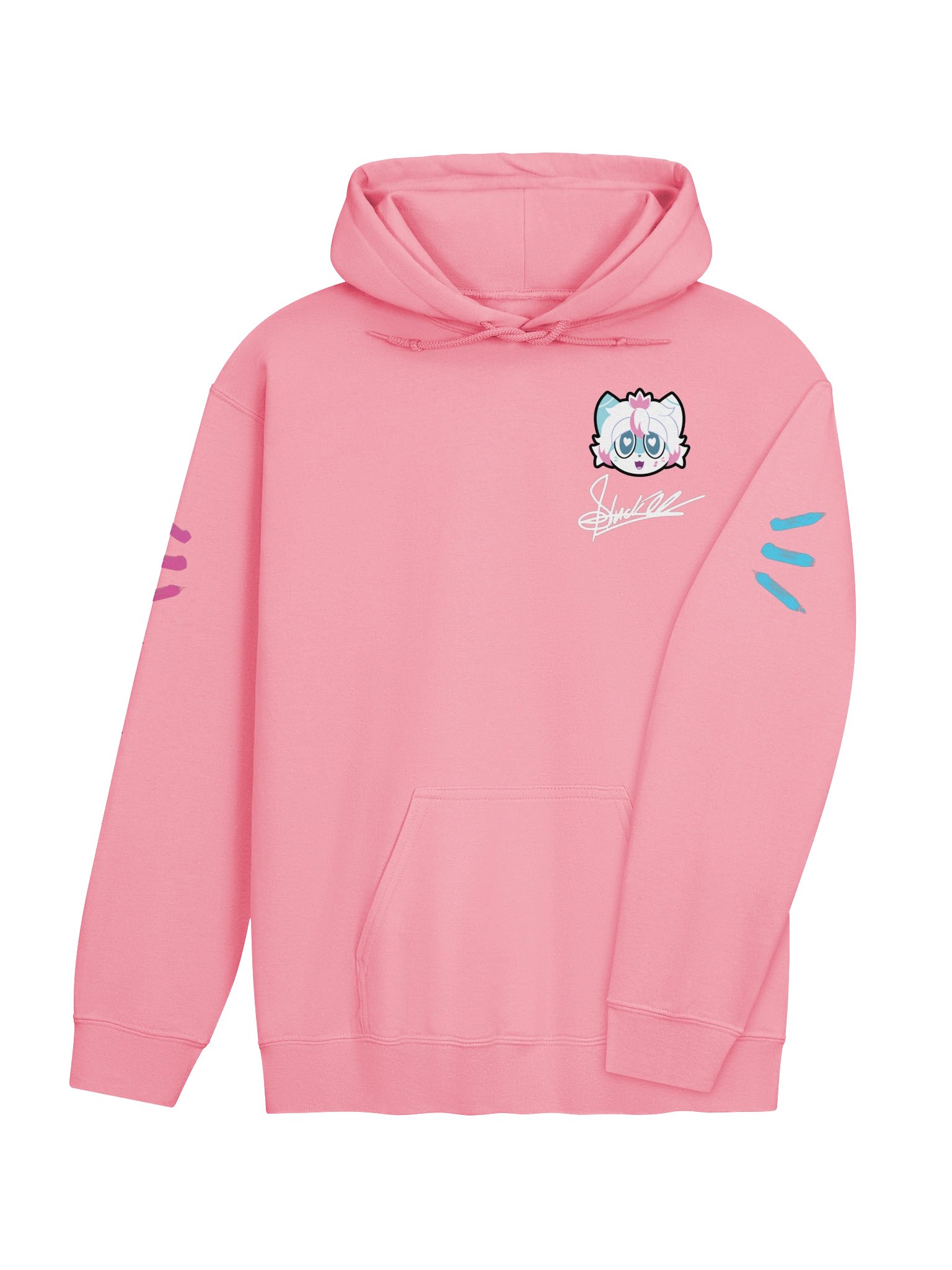 Cats In Pink | Clef Unisex Hoodie product image (4)