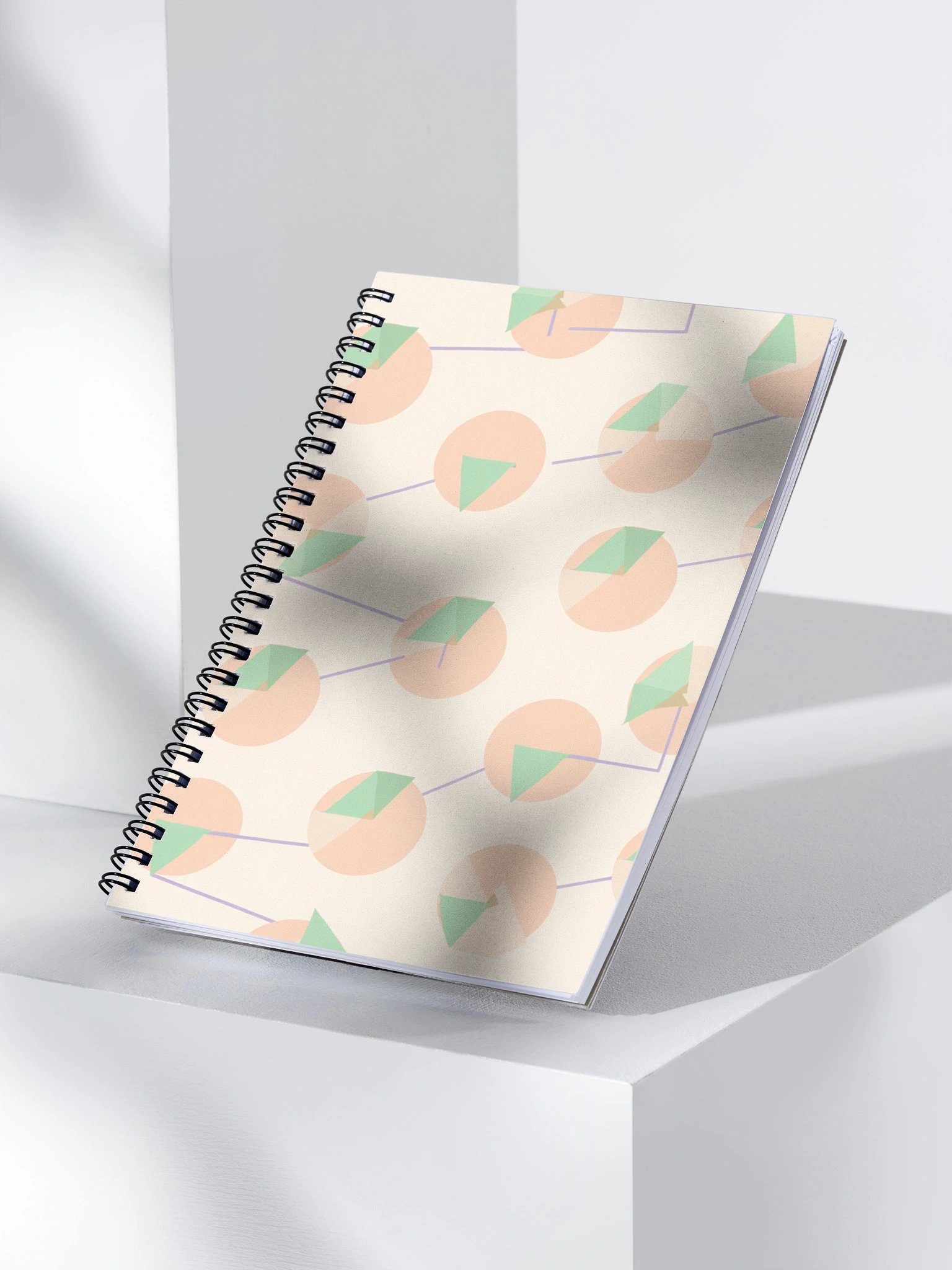 Geometric Harmony Spiral Notebook product image (3)