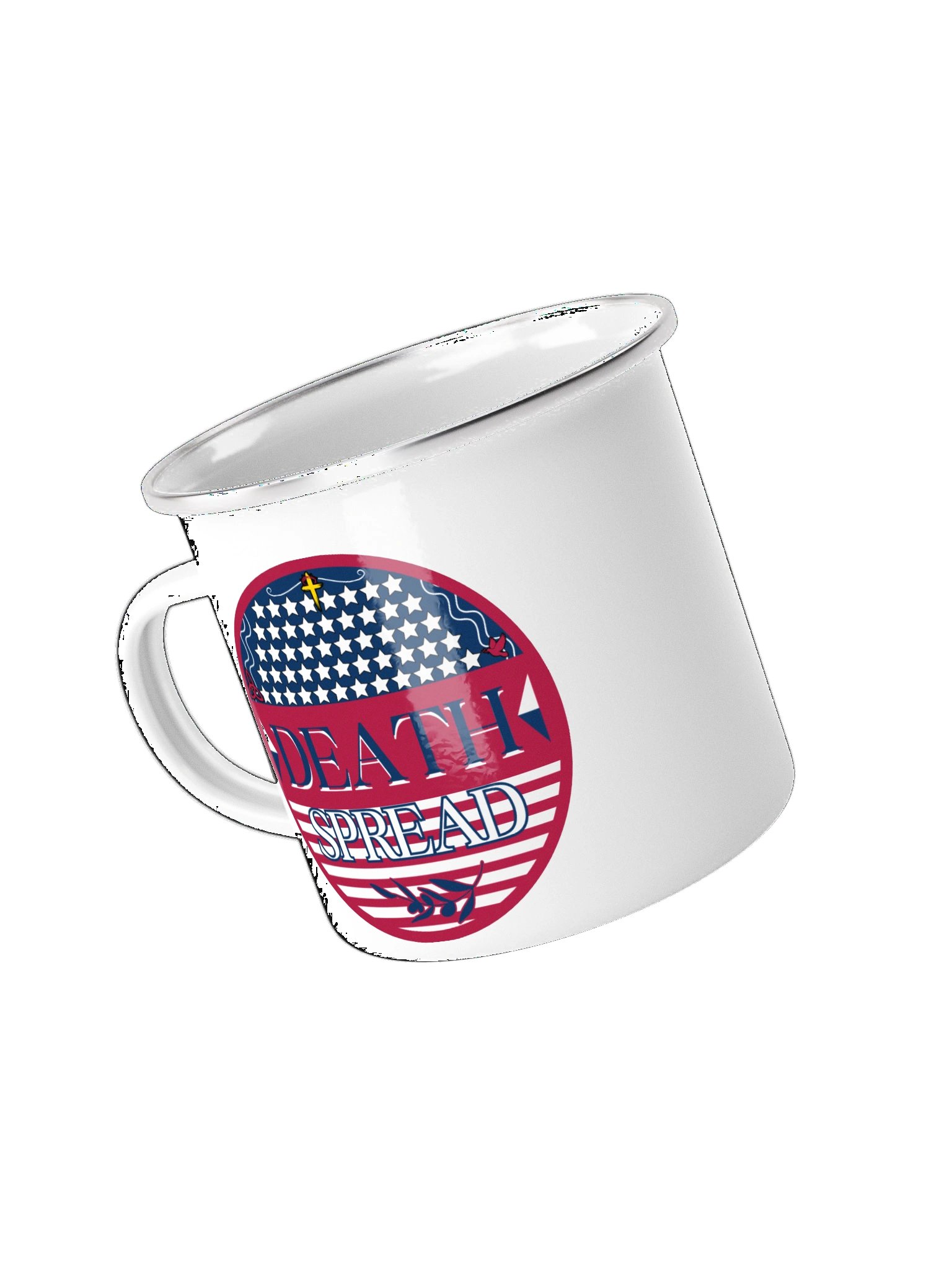 Channel Logo with Flag Enamal Mug - Semiquincentennial Edition product image (4)