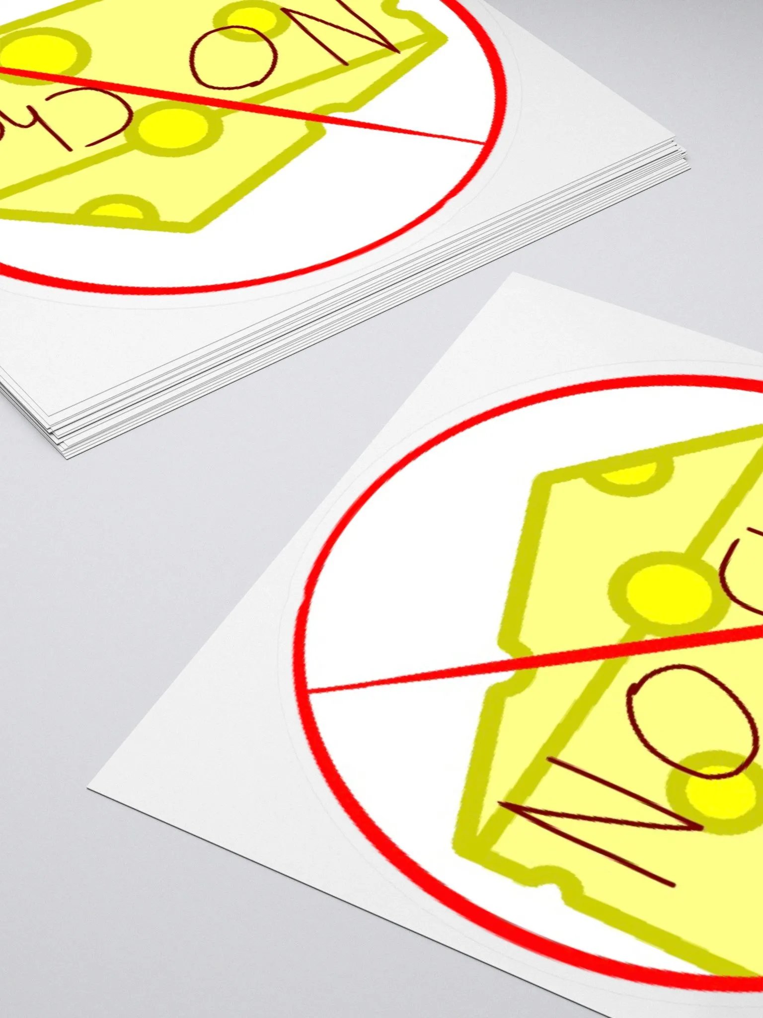 no cheese sticker product image (4)