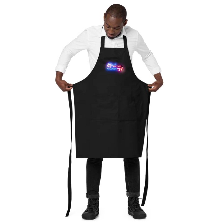 Retro Raccoon Bar Logo Apron product image (2)