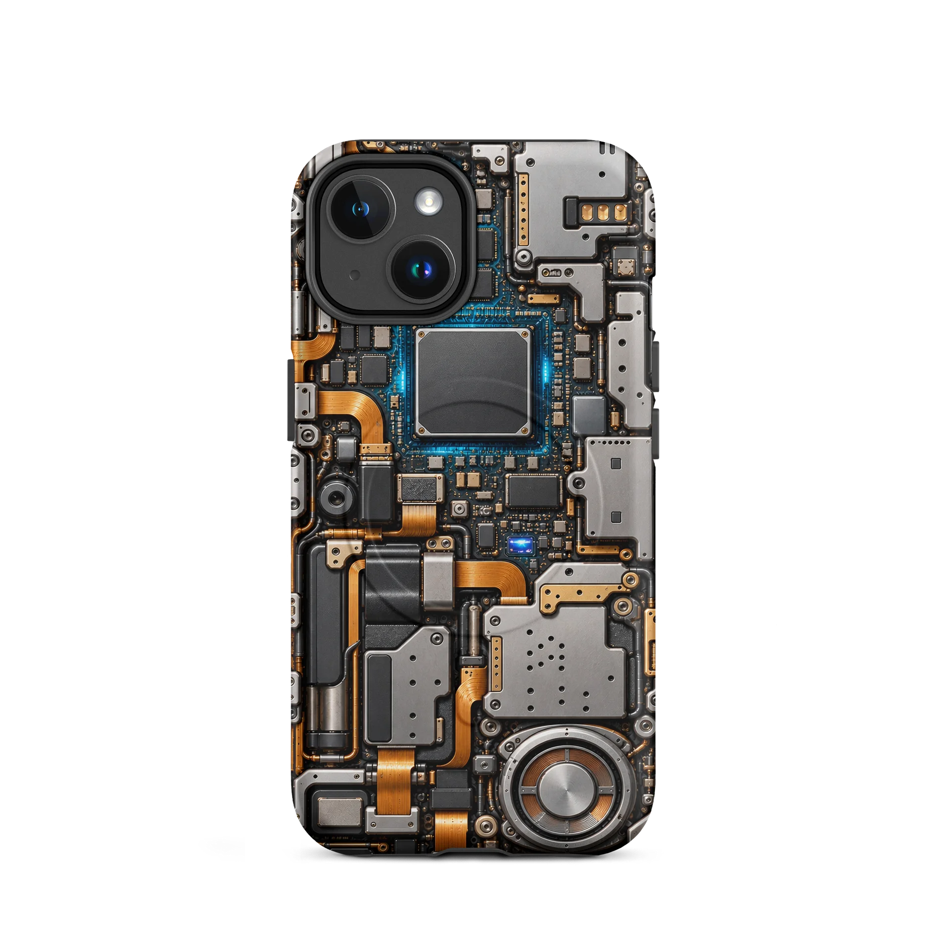 Under the Cover - MagSafe Tough iPhone Case - Exposed Tech & Circuitry Design product image (2)