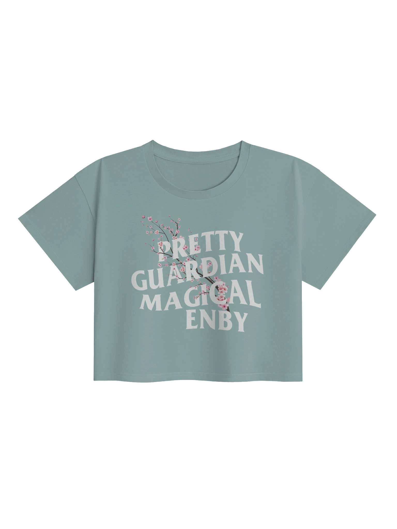 Pretty Guardian Magical Enby Hypebeast Crop Tee product image (9)