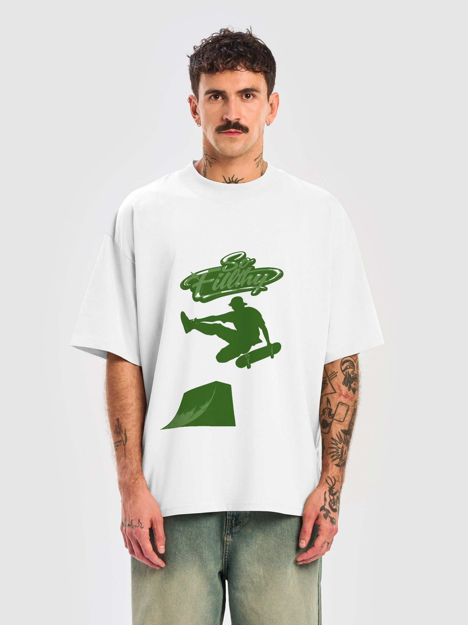 BrutalWear So Filthy Line Skater Aesthetics Urban Streetwear Design. product image (5)