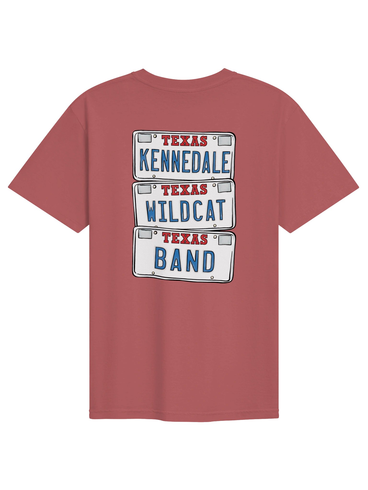 Kennedale Wildcat Band License Plate Tee product image (1)