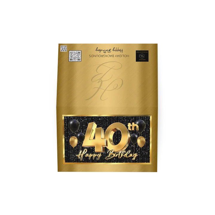 Happy 40th Birthday Card product image (4)