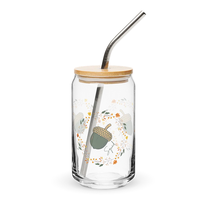 Squad Glass with Lid & Straw product image (1)