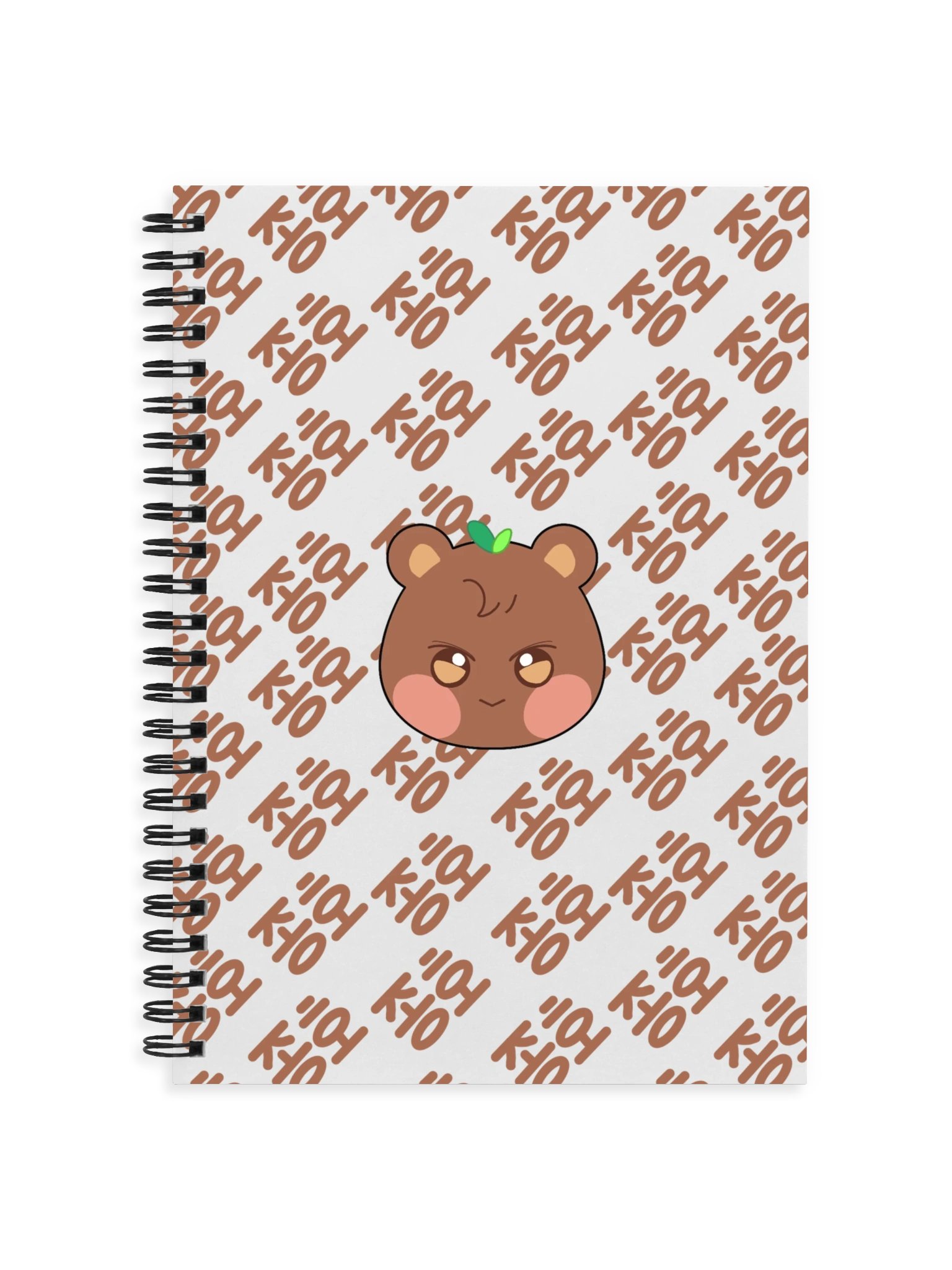 Jjongbear name print graphed notebook product image (1)