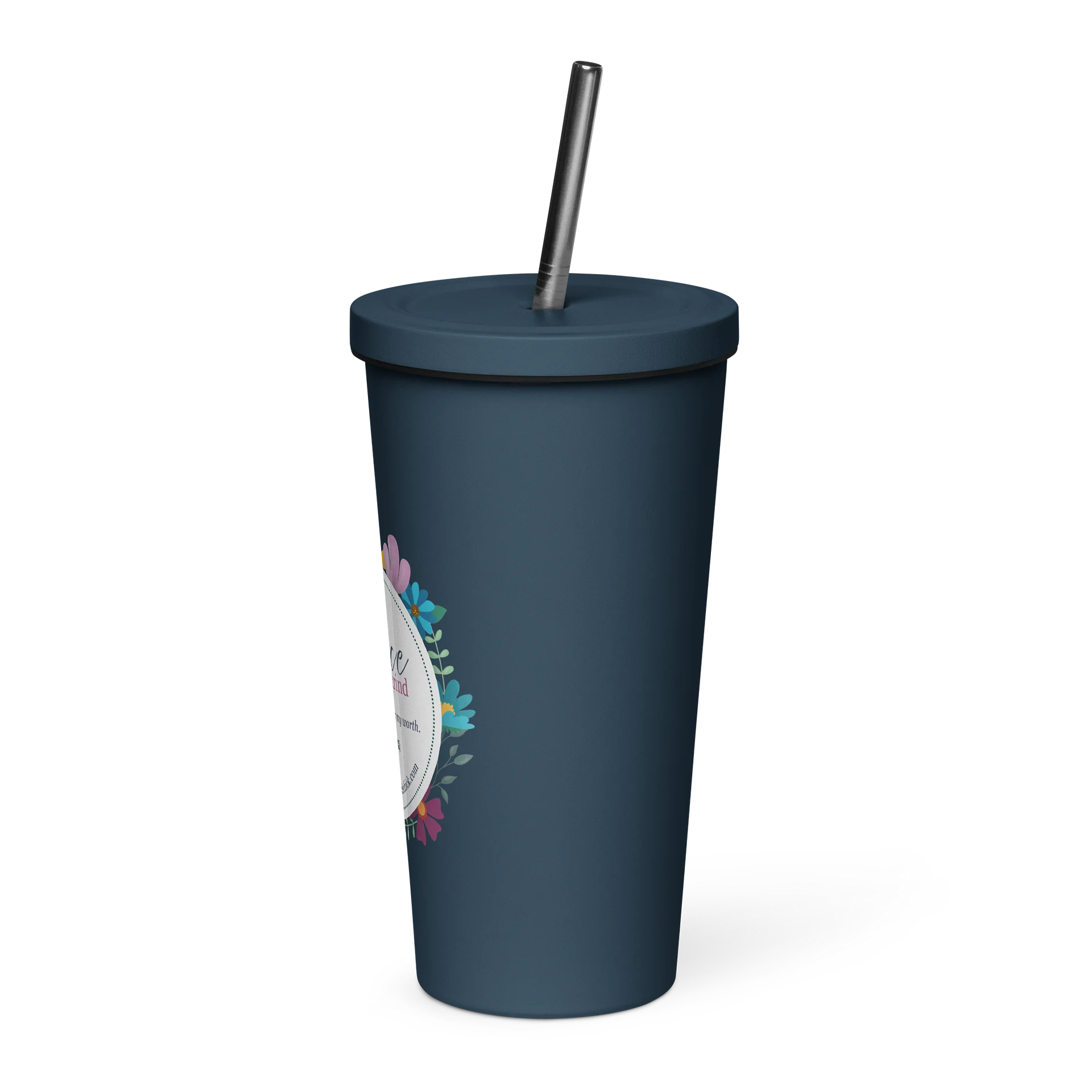 Grace Over Grind Floral Tumbler product image (3)
