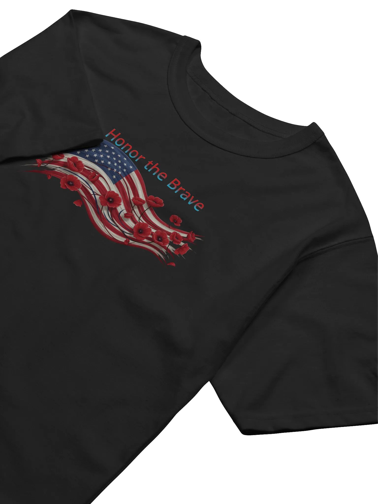 Honor the Brave American Flag T-Shirt product image (9)