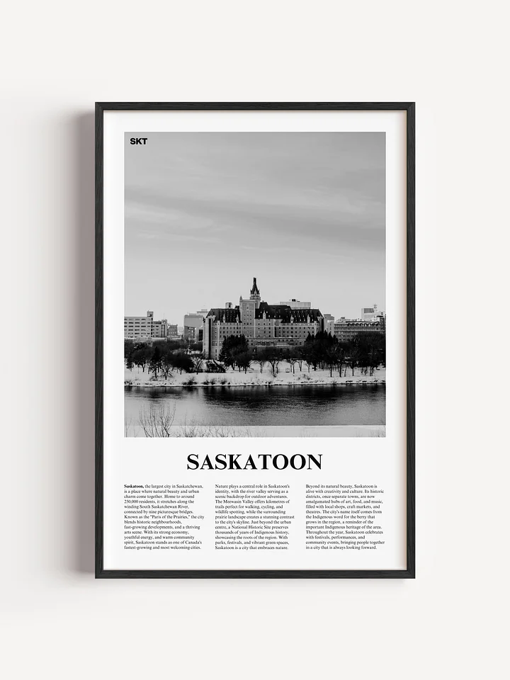 Saskatoon 01 Newspaper Poster product image (1)