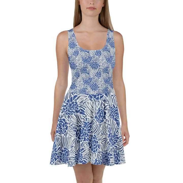 Blue Roses Skater Dress product image (2)