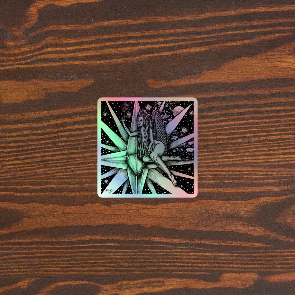 Virgo Zodiac, Holographic Sticker Sheet product image (5)