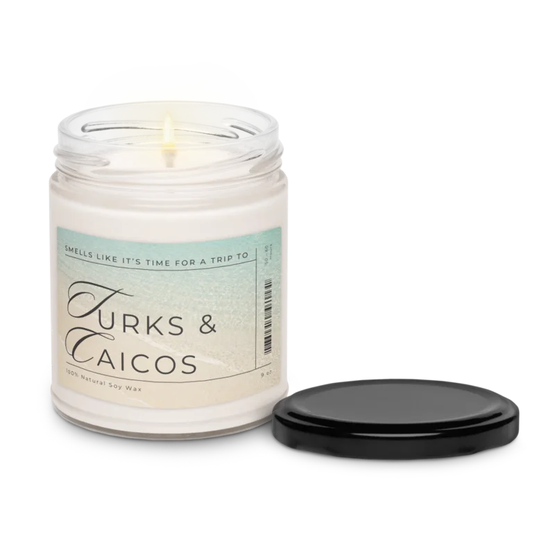Smells Like It's Time For A Trip To Turks and Caicos Candle product image (1)