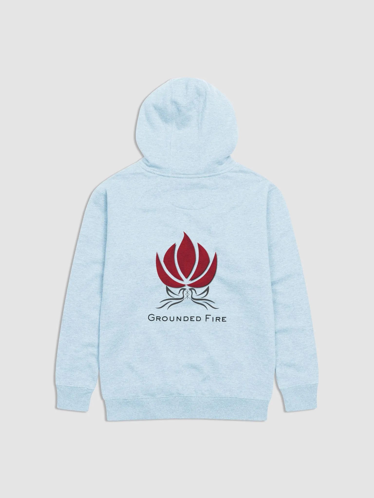 Grounded Fire Logo Hoodie Dark Text product image (19)