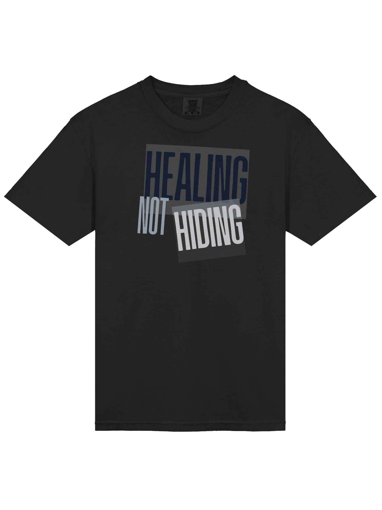 Men HEALING NOT HIDING Graphic Tee product image (16)