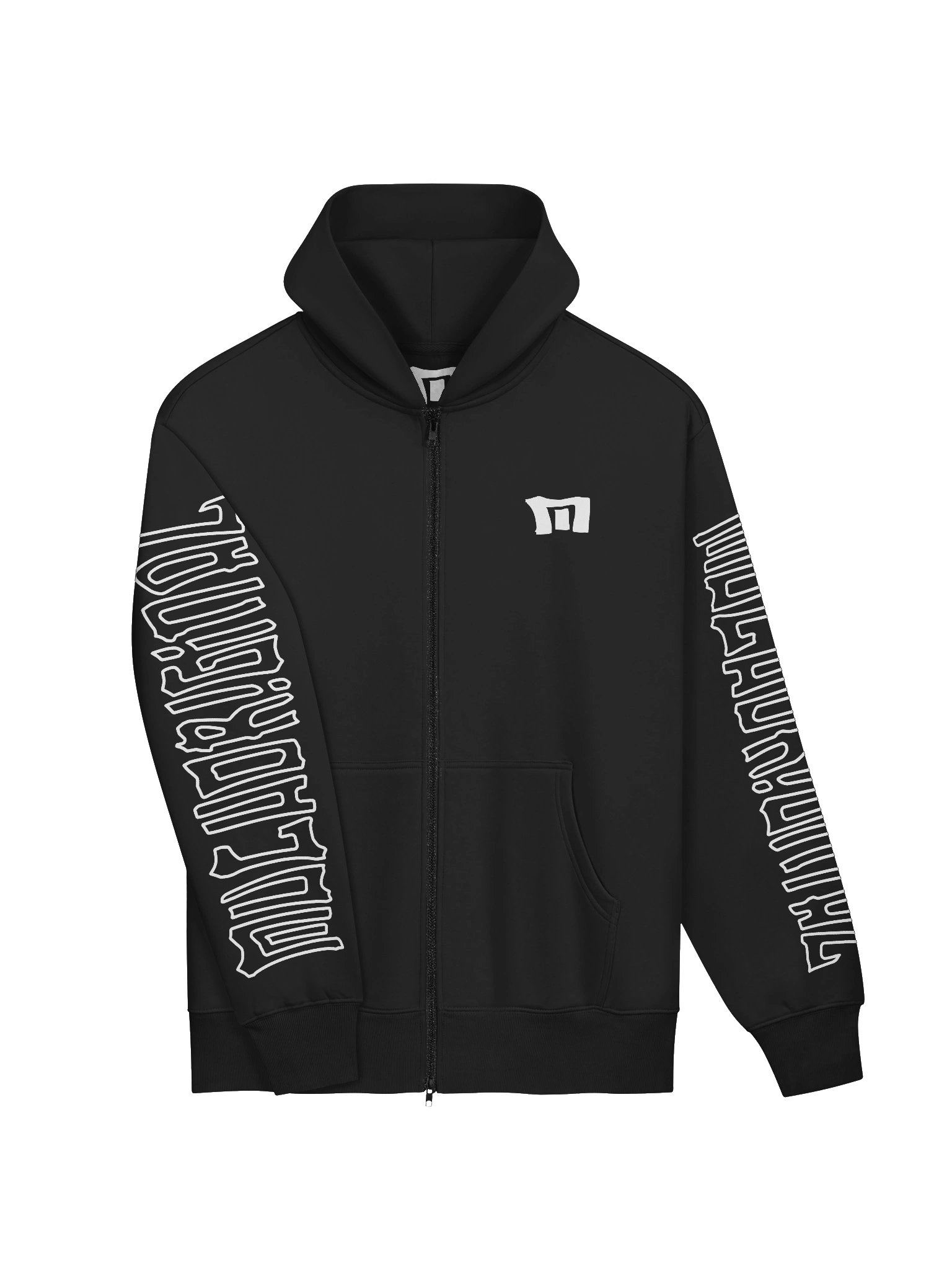 24/7 — Zip Hood · Black product image (3)