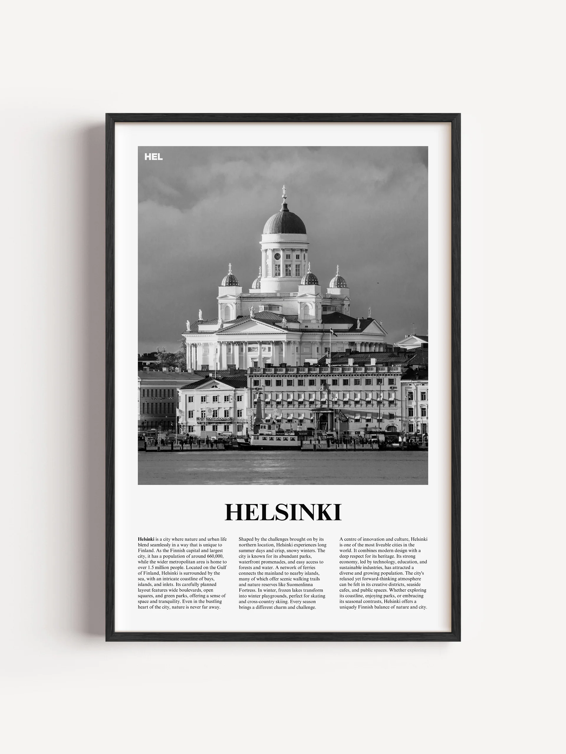 Helsinki 01 Newspaper Poster product image (1)