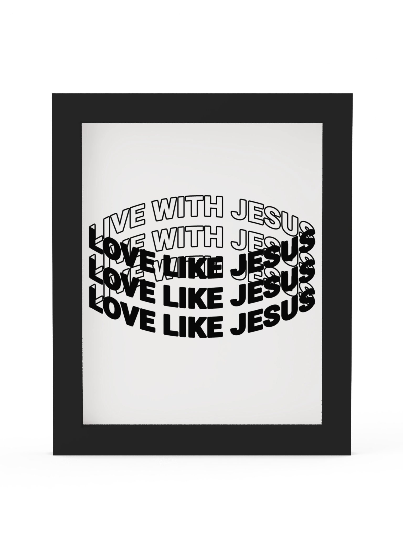 Live with Jesus, Love Like Jesus Poster product image (1)