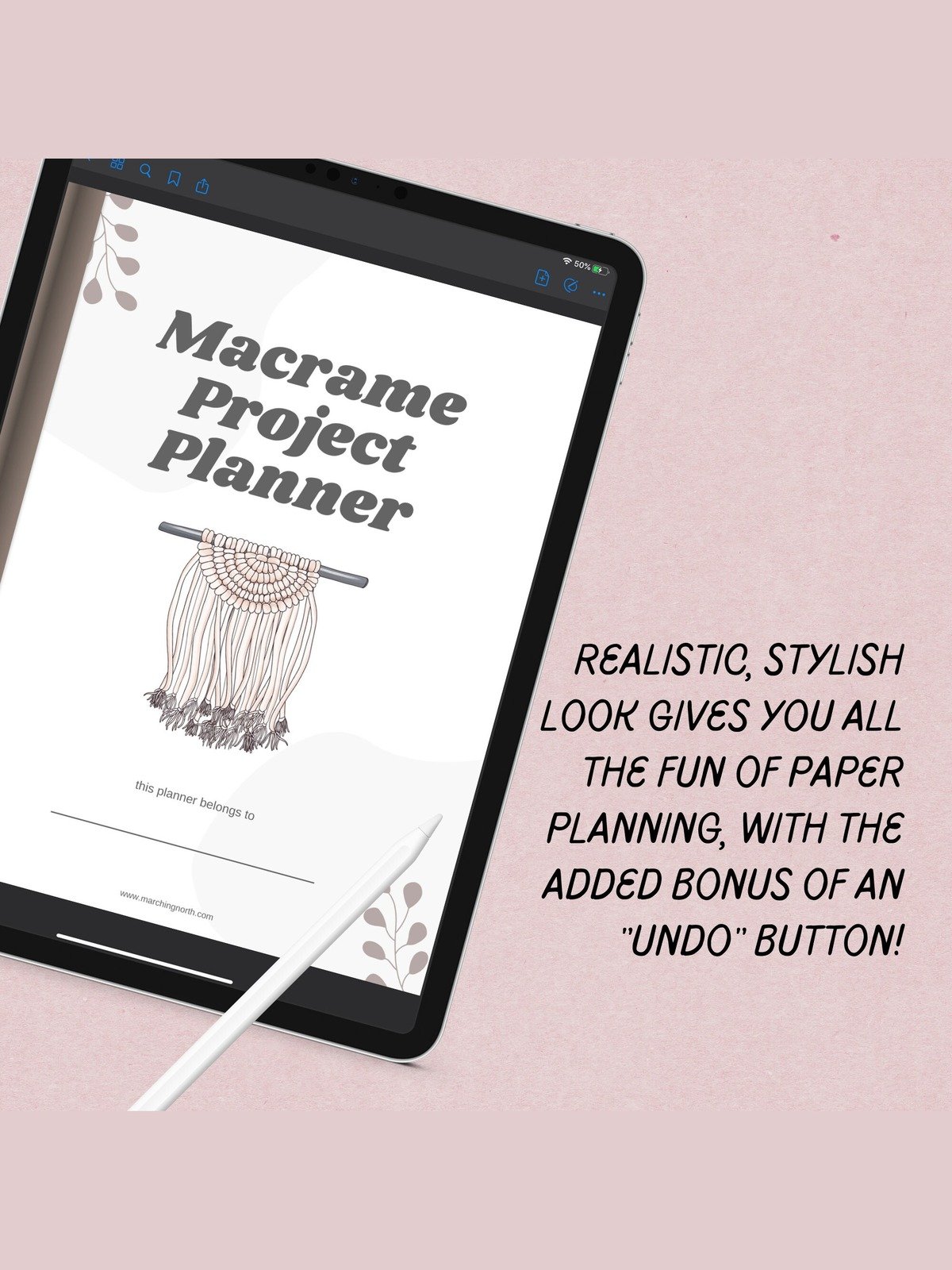 Macrame Project Planner (Digital Download) product image (6)