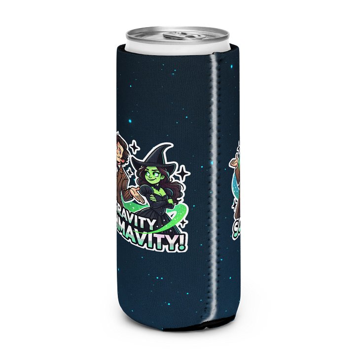 Defying Gravity Schmavity Can Cooler – Funny Wicked Whovian Coozie Gift product image (2)