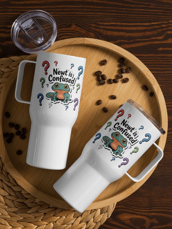 Newt Is Confused Travel Mug product image (1)