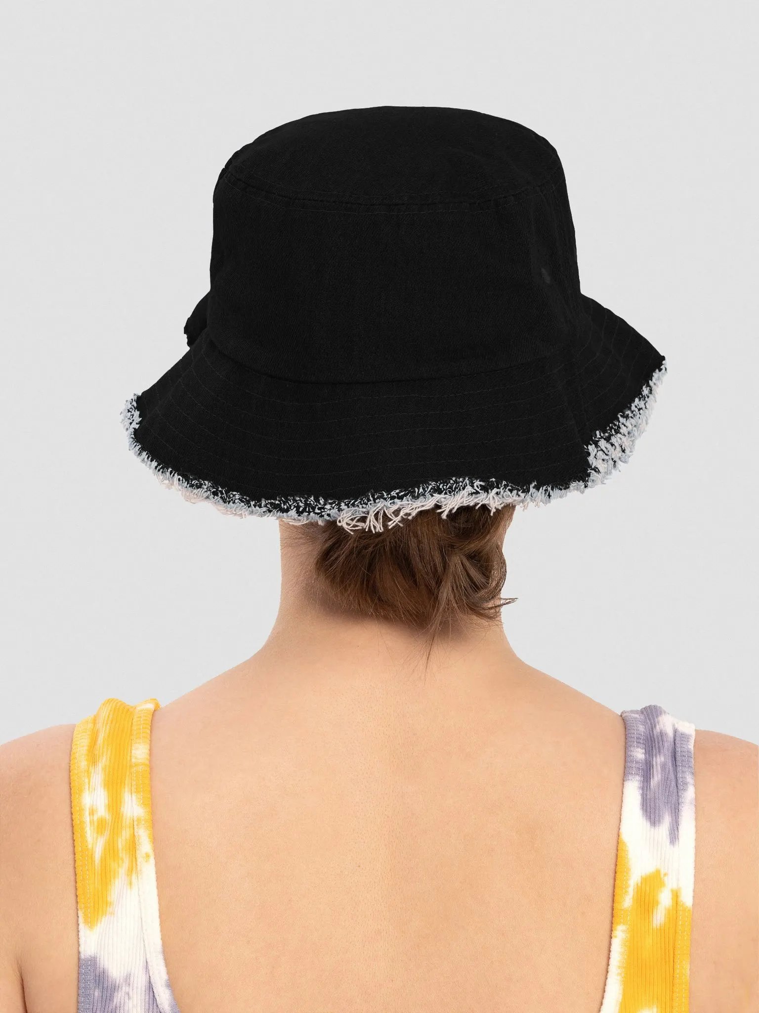 CS Distressed Denim Bucket Hat product image (3)