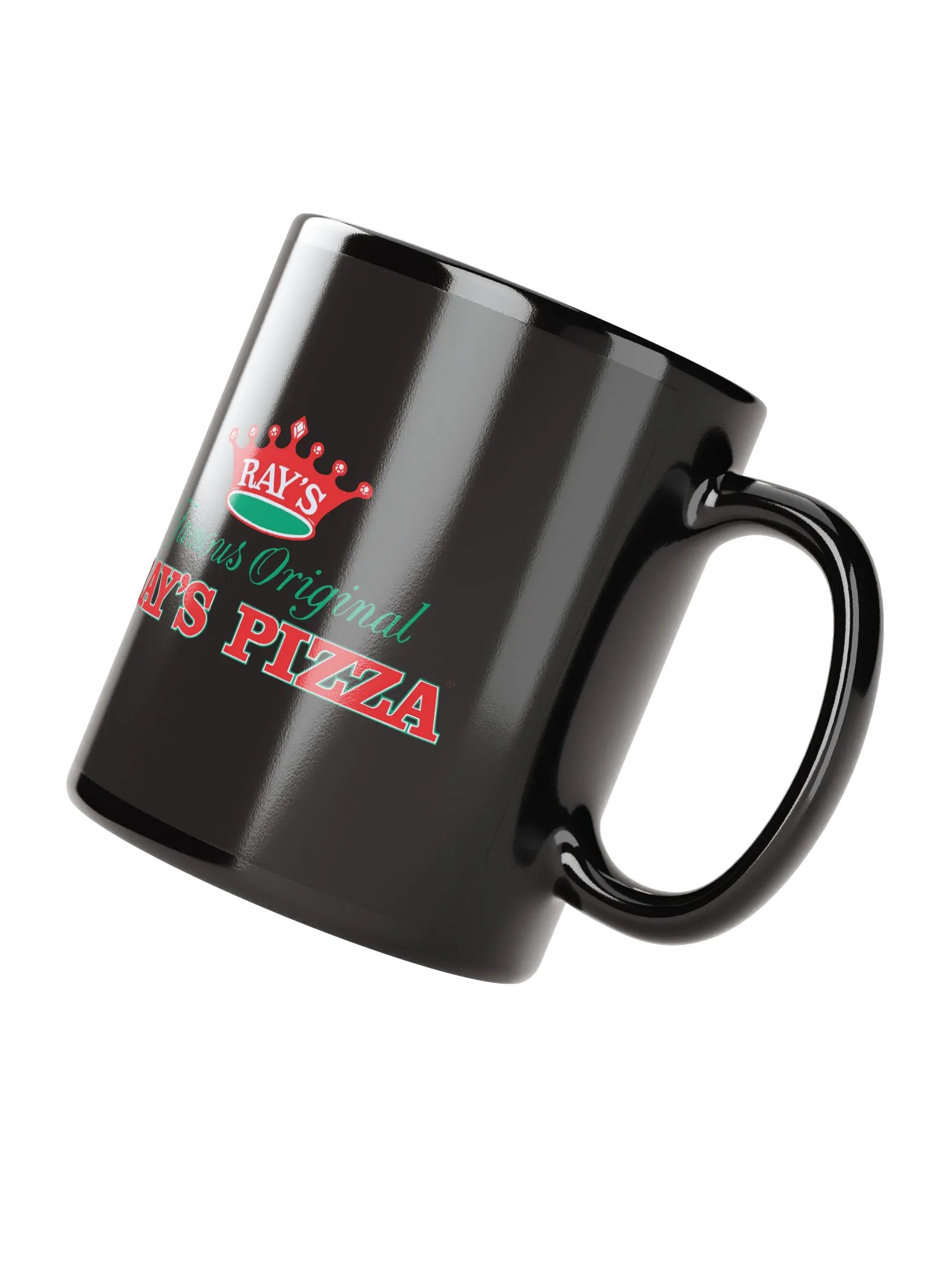 Ray's Pizza Black Glossy Mug product image (3)