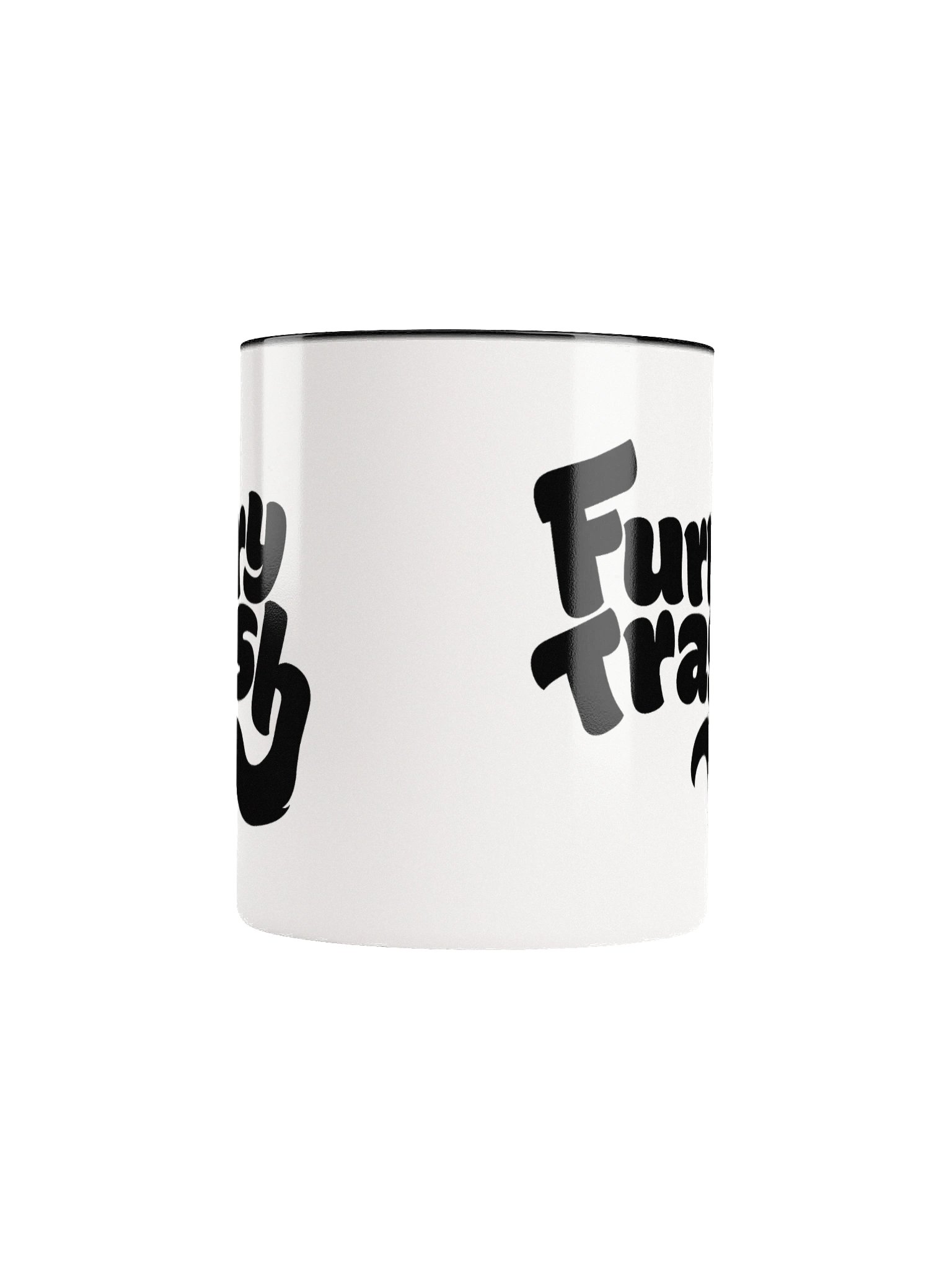 Furry Trash Mug - Bubble Logo (Black) product image (65)